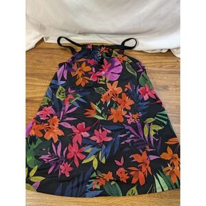 Shape Solver Sport Mimi Flamingo One Piece Swimsuit Dress Size 14 Floral